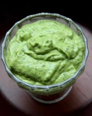 Avocado desszert krém