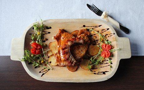 Cigánypecsenye karikaburgonyával